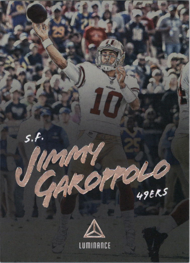 2018 Panini Luminance Football Card Pick (Base)