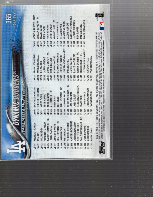 A9572- 2018 Topps Baseball Cards 251-500 +Rookies -You Pick- 15+ FREE US SHIP - Picture 116 of 374