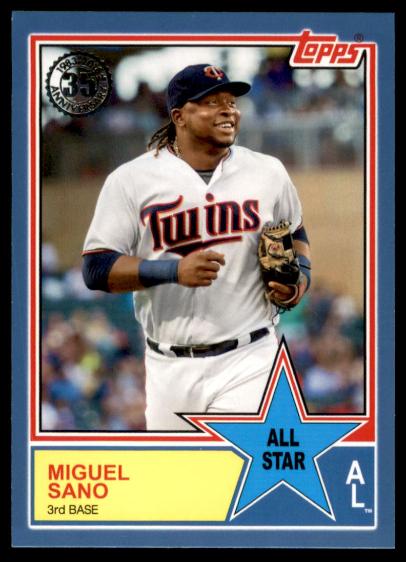 2018 Topps '83 All Stars Blue #83AS9 Miguel Sano