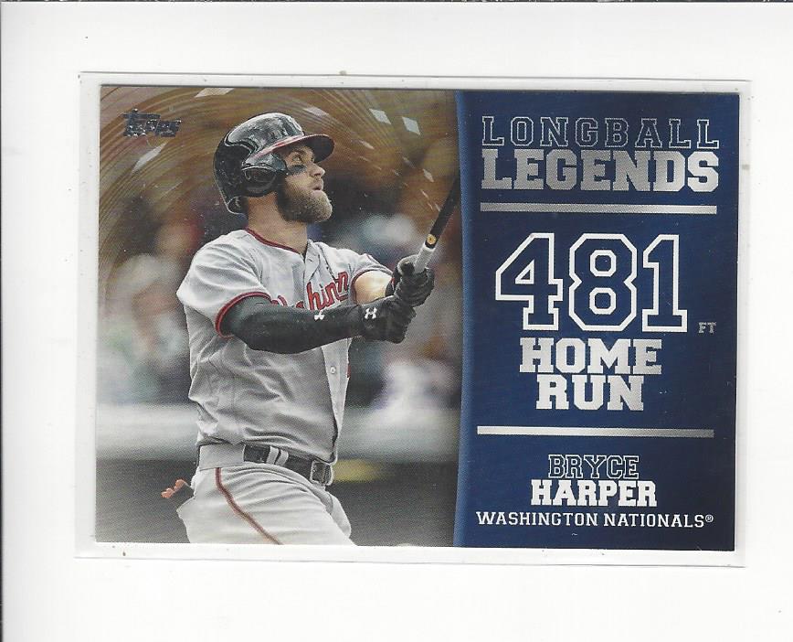 2018 Topps Longball Legends Gold #LL27 Bryce Harper