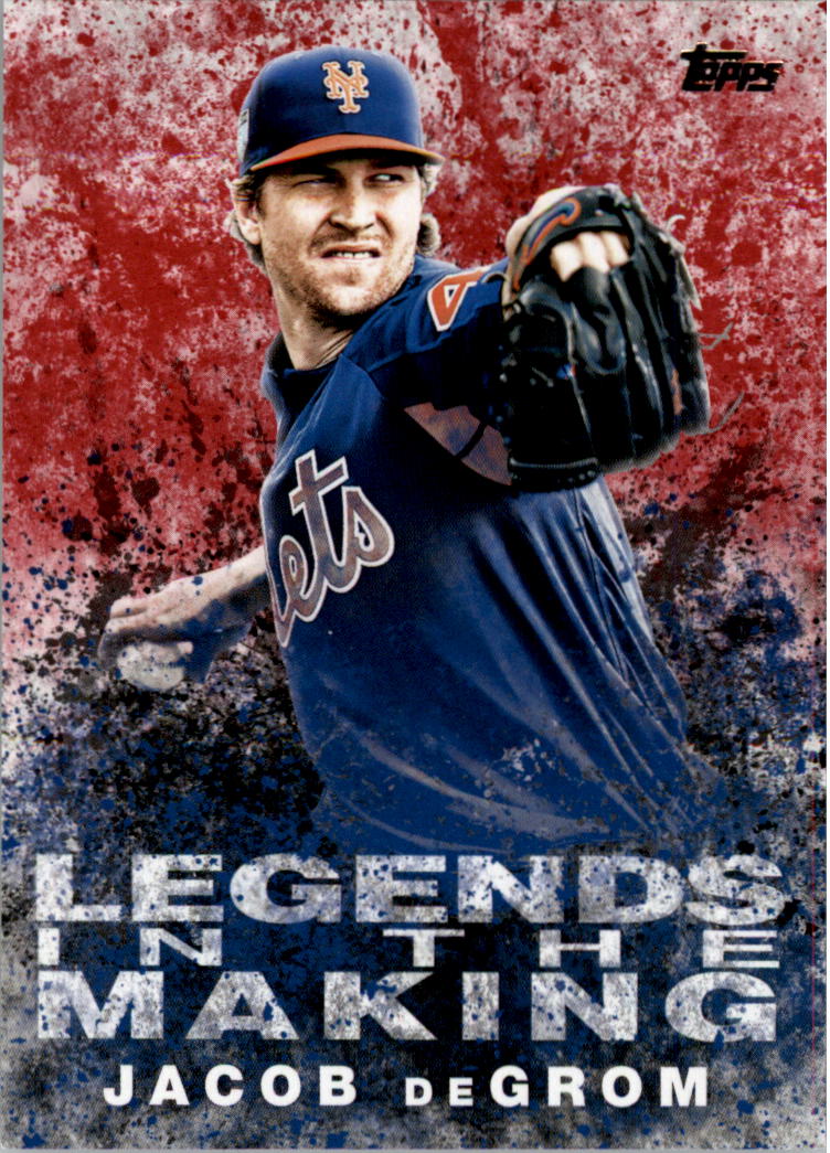 2018 Topps Legends in the Making Series 2 Red #LITM16 Jacob deGrom