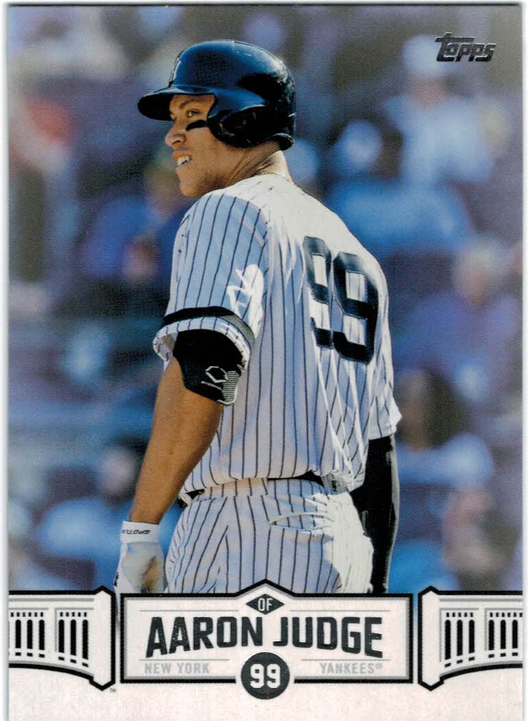 Aaron Judge baseball card (New York Yankees) 2018 Topps