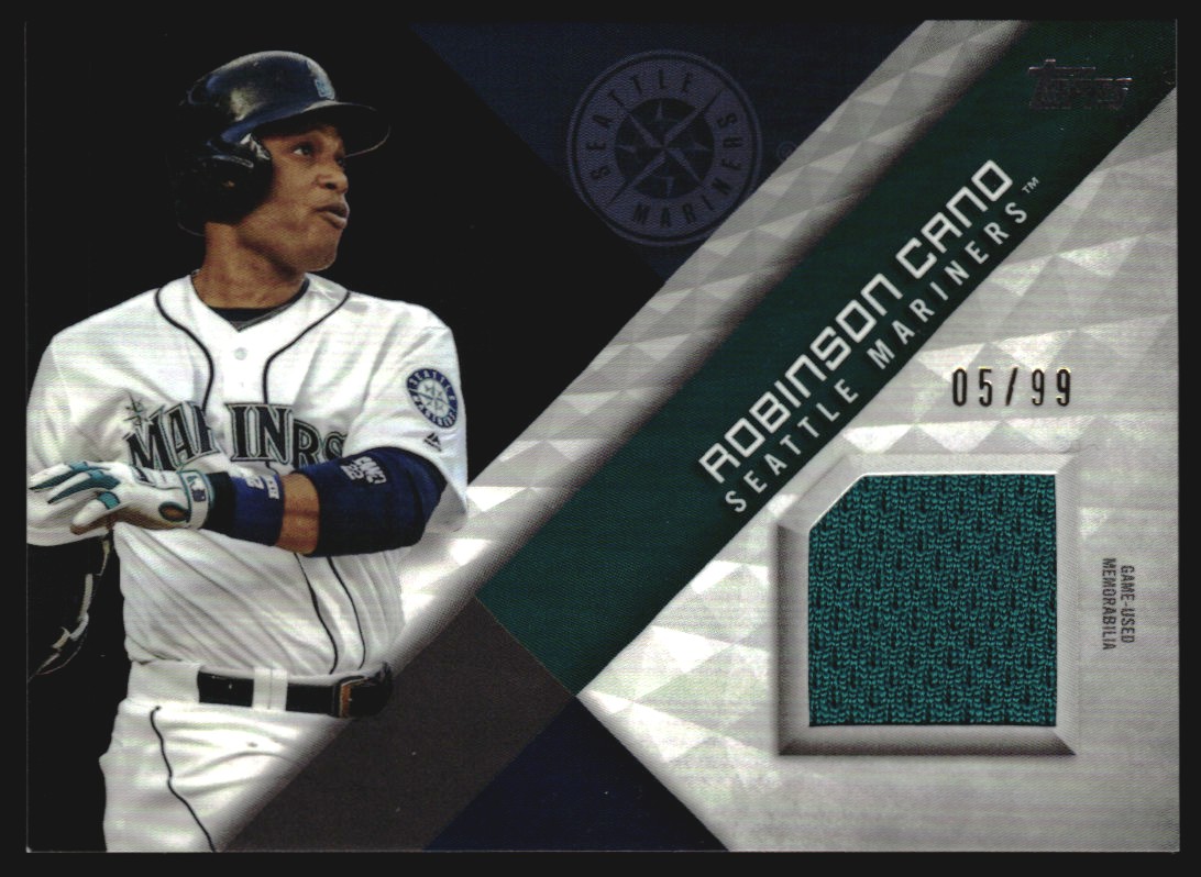 2018 Topps Major League Materials Black #MLMRC Robinson Cano S2