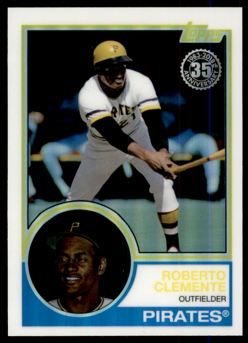 2018 Topps '83 Topps Silver Pack Chrome #79 Roberto Clemente