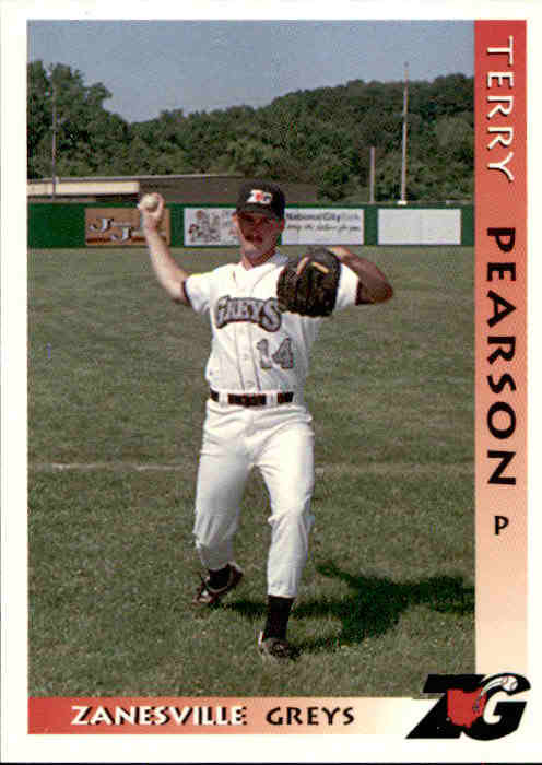 1996 Zanesville Greys Grandstand #18 Terry Pearson - NM