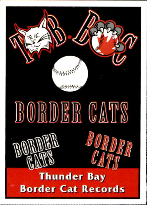 2006 Thunder Bay Border Cats 35 Border Cat Records NM Baseball Card