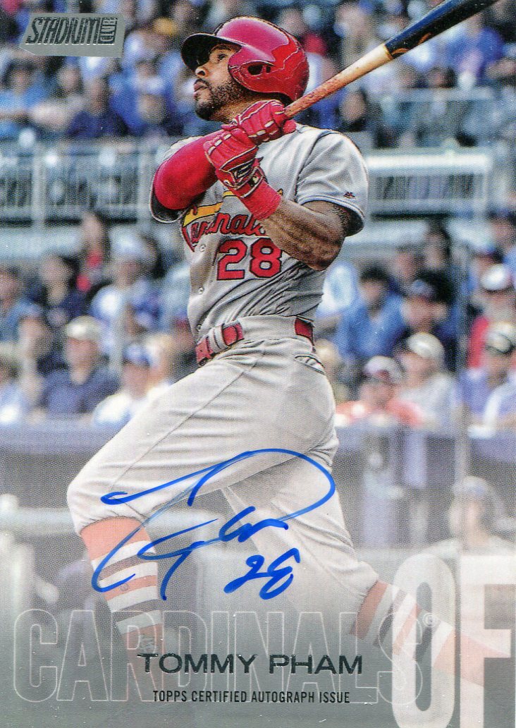 2018 Stadium Club Autographs #SCATP Tommy Pham Auto - NM &hellip;