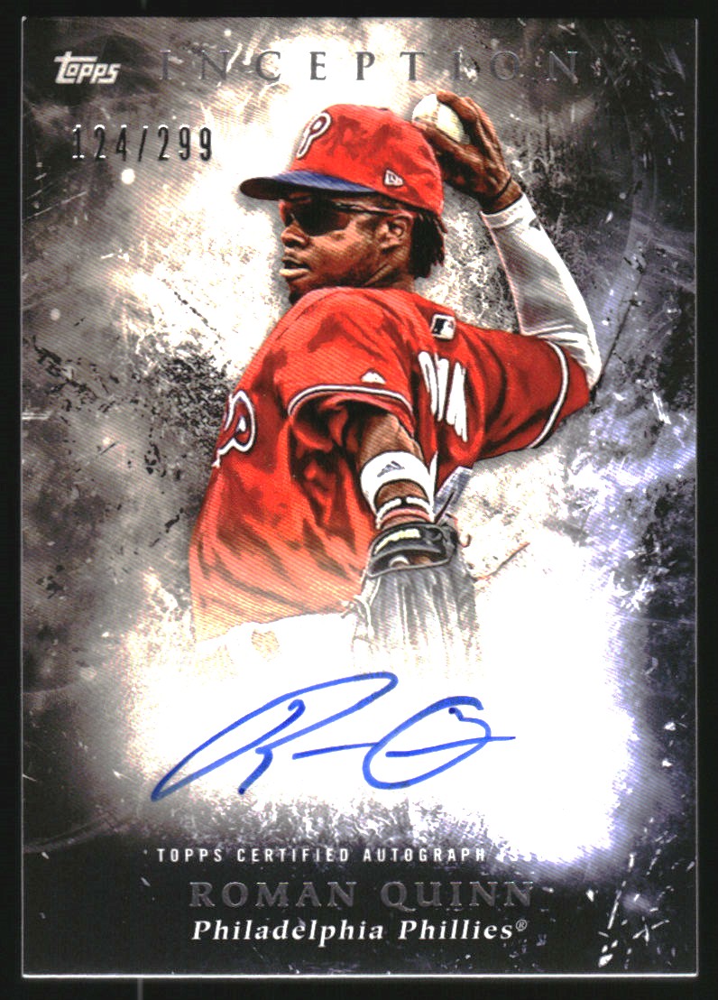 2018 Topps Inception Rookies and Emerging Stars Autographs #RESRQ Roman Quinn/299