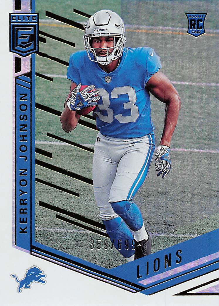 2018 Elite #173 Kerryon Johnson/699 RC