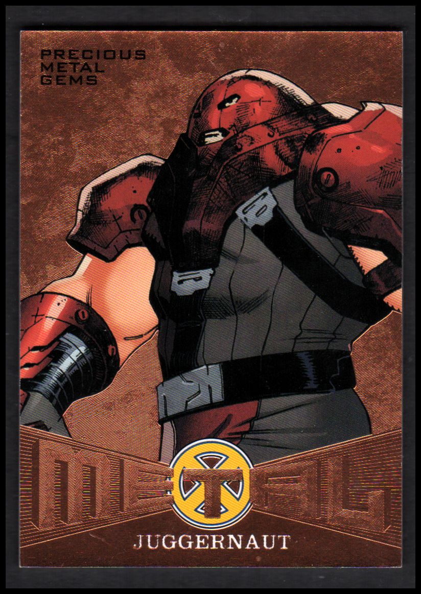 2018 Fleer Ultra X-Men Precious Metal Gems Bronze #MB8 Juggernaut
