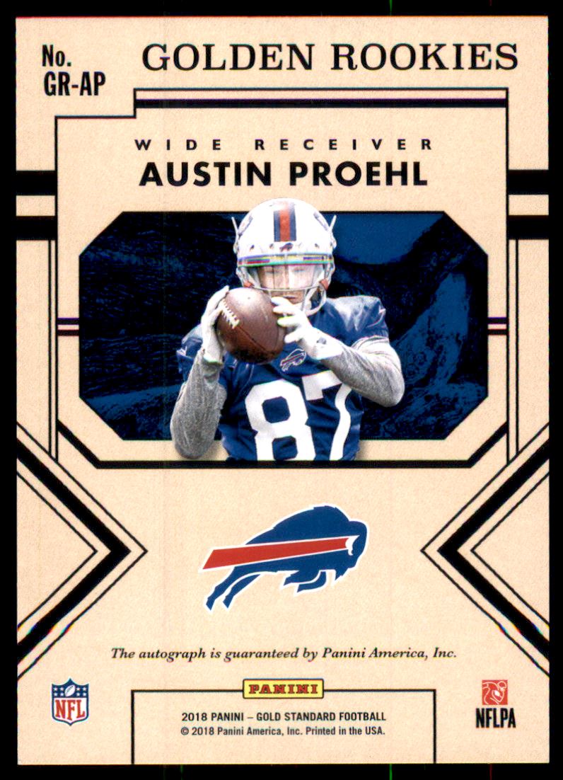 2018 Panini Gold Standard Golden Rookies Autographs #4 Austin Proehl/149