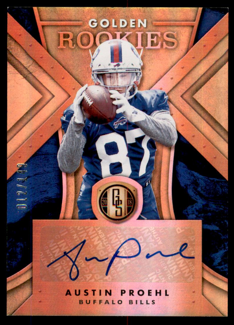 2018 Panini Gold Standard Golden Rookies Autographs #4 Austin Proehl/149