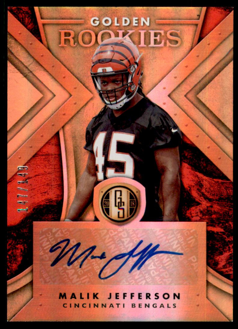 2018 Panini Gold Standard Golden Rookies Autographs #38 Malik Jefferson/149