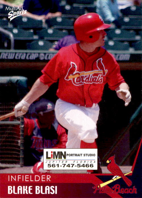 2004 Palm Beach Cardinals Multi-Ad #5 Blake Blasi