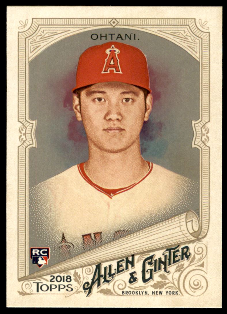 2018 Topps Allen and Ginter Glossy Silver #100 Shohei Ohtani