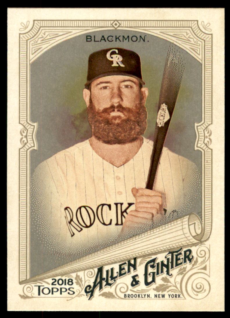 2018 Topps Allen and Ginter Glossy Silver #251 Charlie Blackmon
