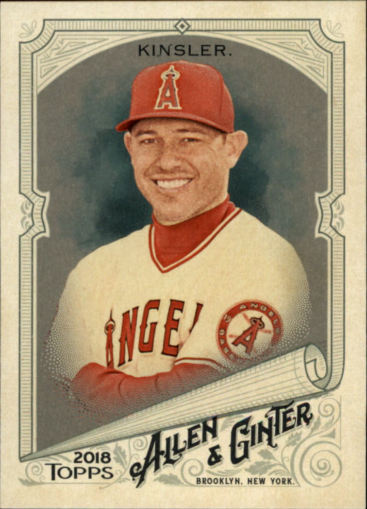 2018 Topps Allen and Ginter Glossy Silver #284 Ian Kinsler