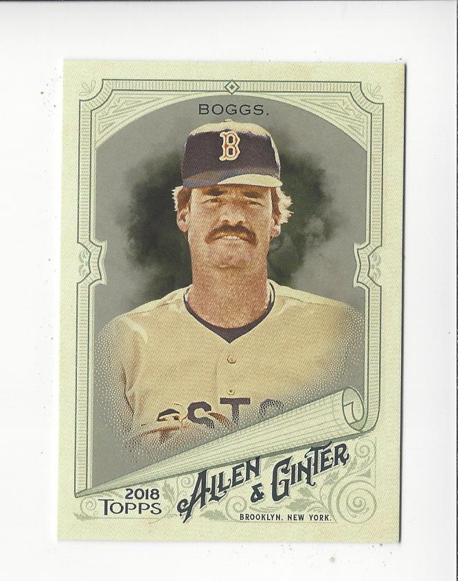 2018 Topps Allen and Ginter Glossy Silver #289 Wade Boggs