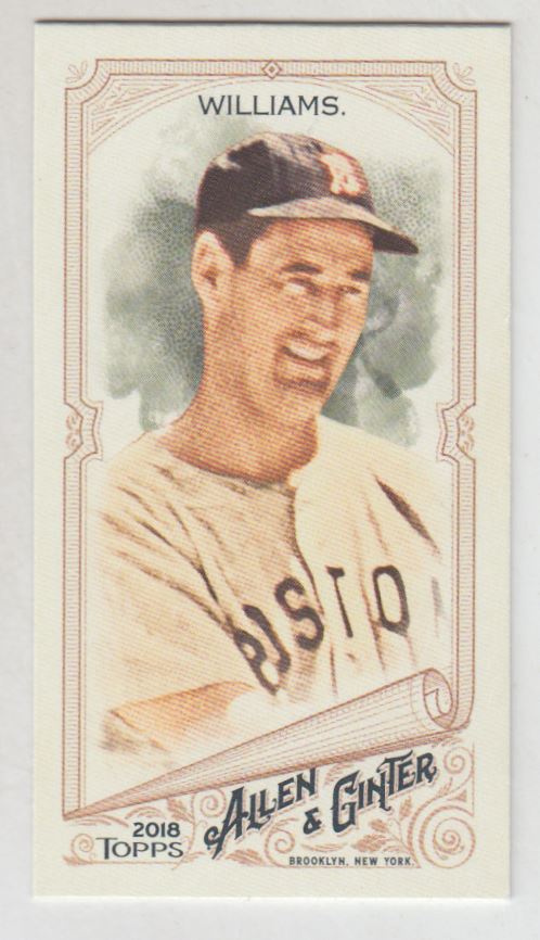2018 Topps Allen and Ginter Mini #190 Ted Williams