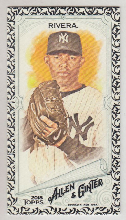 2018 Topps Allen and Ginter Mini Black Border #85 Mariano Rivera