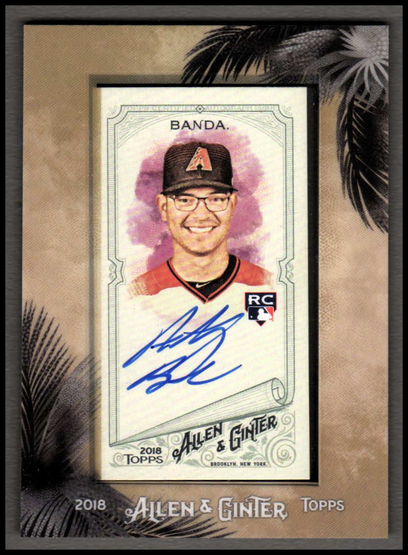 2018 Topps Allen and Ginter Framed Mini Autographs #MAAN Anthony Banda
