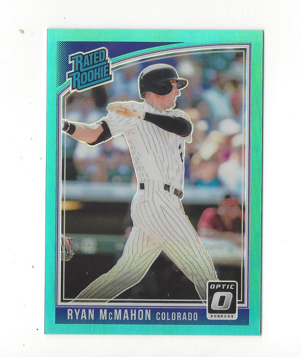 2018 Donruss Optic Aqua #39 Ryan McMahon RR