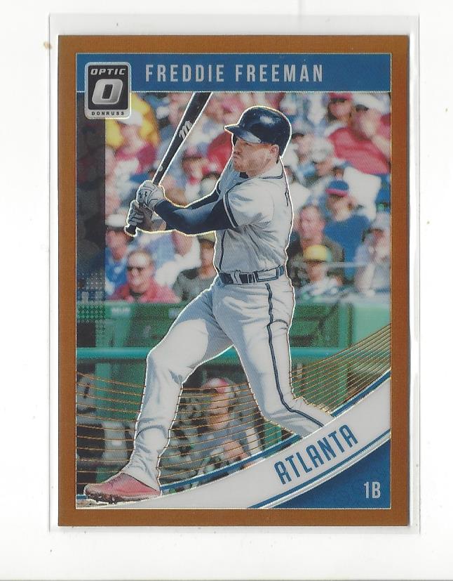 2018 Donruss Optic Bronze #68 Freddie Freeman