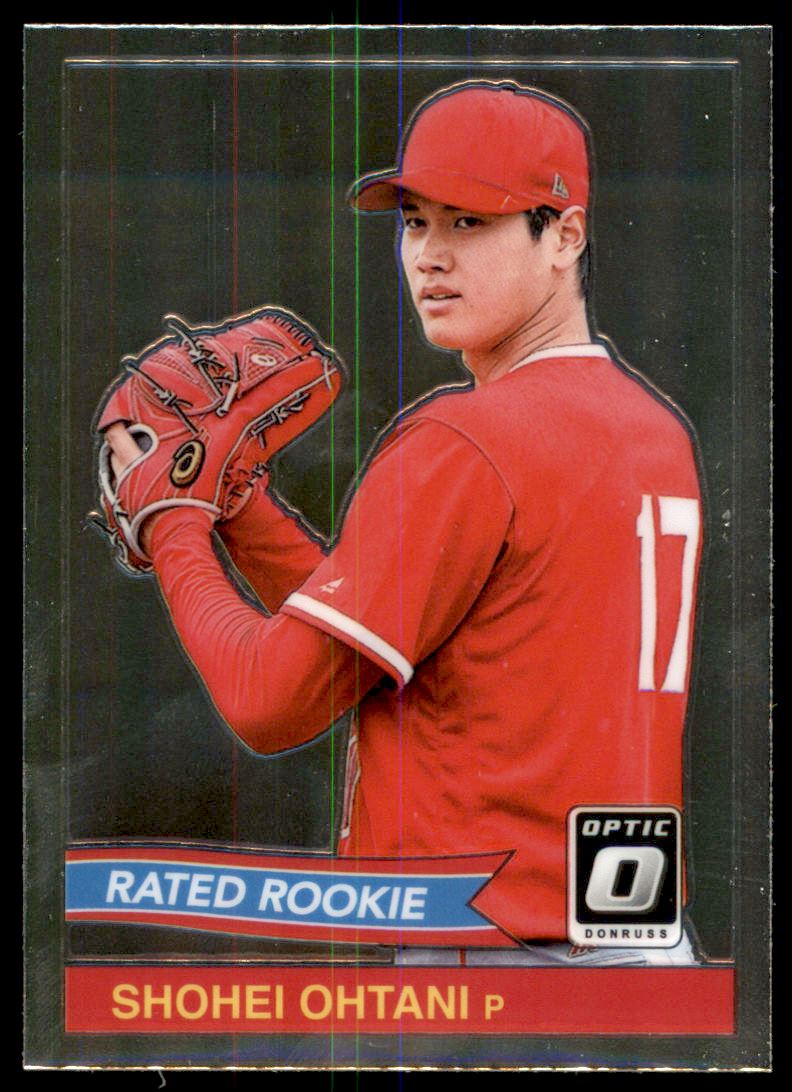 2018 Panini Donruss Optic Rated Rookie Retro '84 Gold #RR1 Shohei