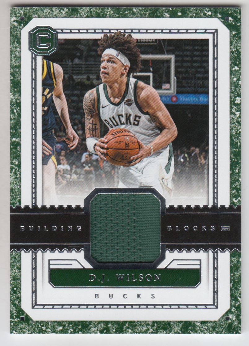 2017-18 Panini Cornerstones Building Blocks Memorabilia #25 D.J. Wilson