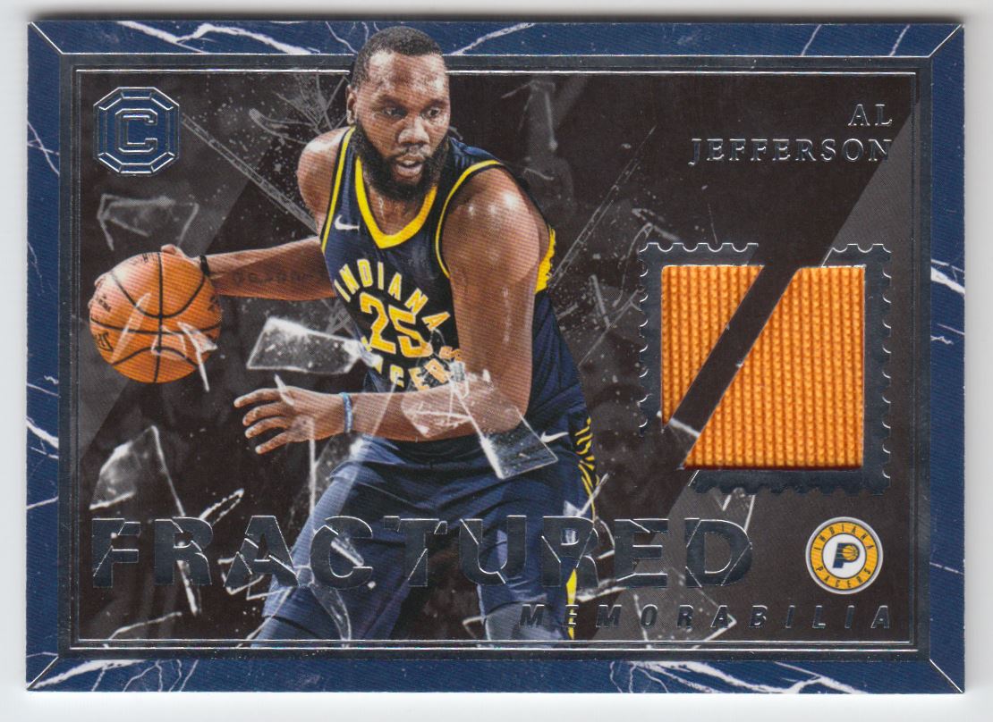 2017-18 Panini Cornerstones Fractured Memorabilia #9 Al Jefferson