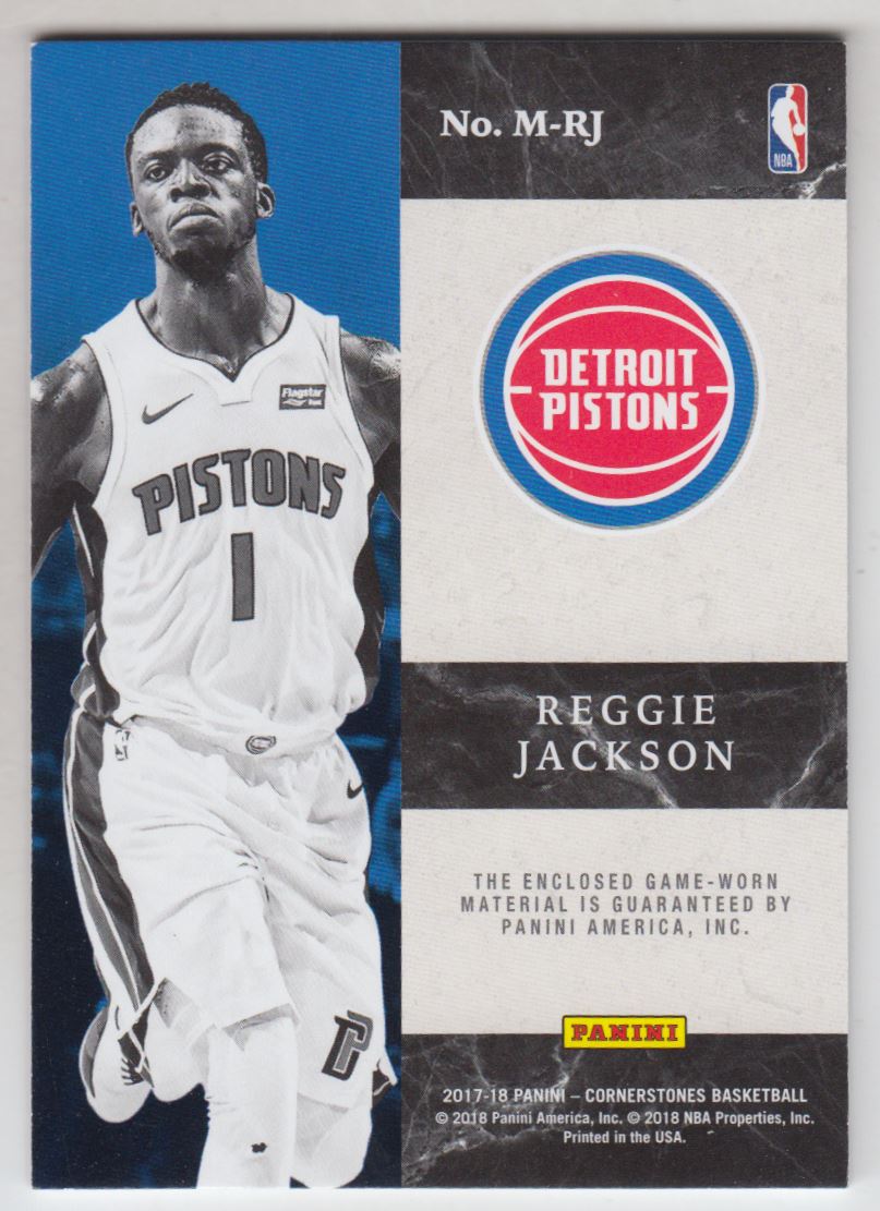 2017-18 Panini Cornerstones Memorabilia #22 Reggie Jackson