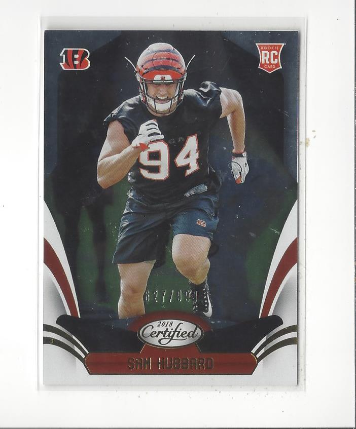 2018 Certified #162 Sam Hubbard RC