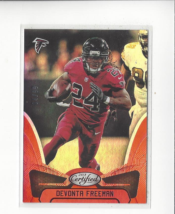 2018 Certified Mirror Red #46 Devonta Freeman