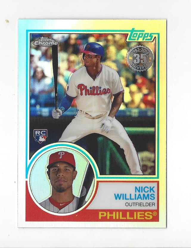 2018 Topps Chrome '83 Topps Refractors #83T20 Nick Williams