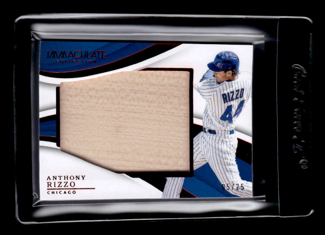 2018 Immaculate Collection Immaculate Jumbo Bats Red #3 Anthony Rizzo/25