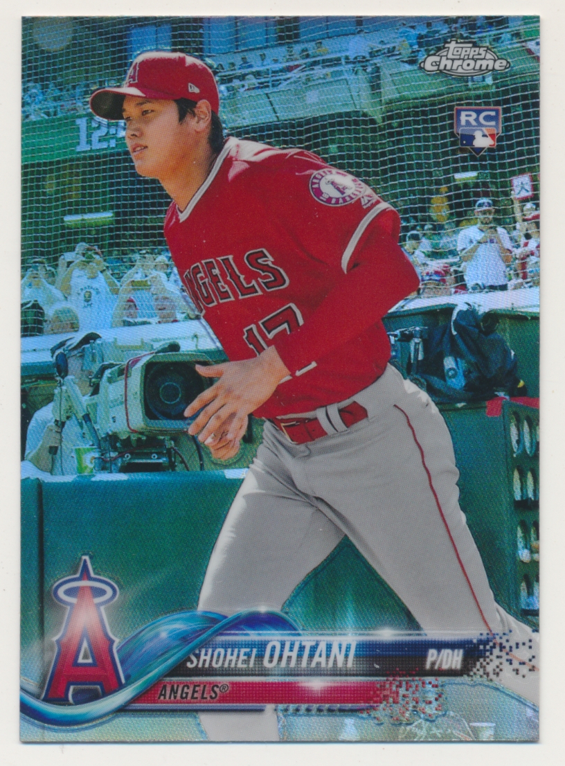 2018 Topps Chrome Pitching Prism Refractor #150 Shohei Ohtani RC Angels for  Sale in Troy, NY - OfferUp