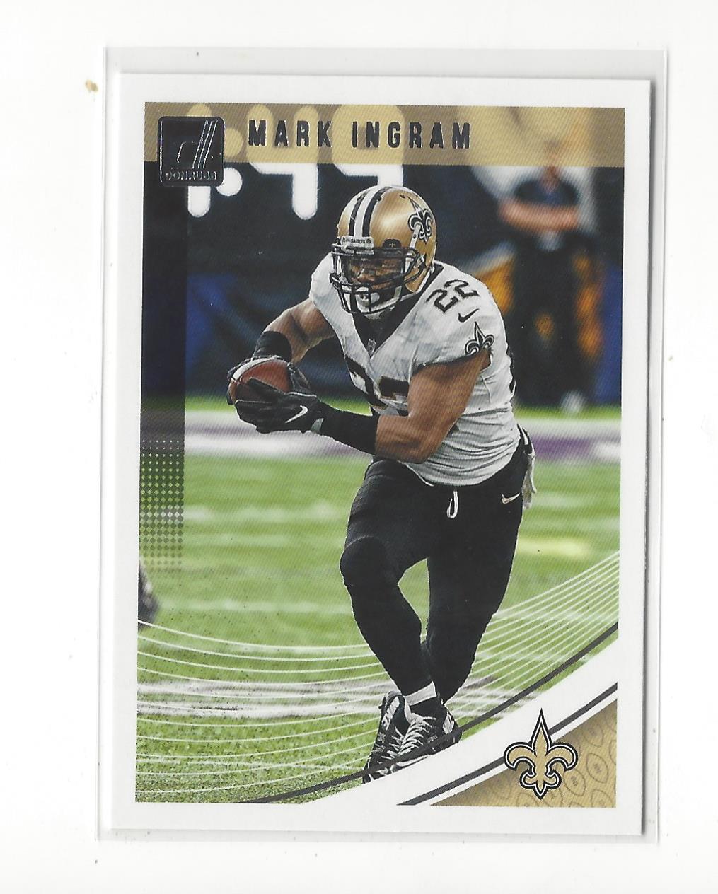 2018 Donruss Aqueous Test #195 Mark Ingram