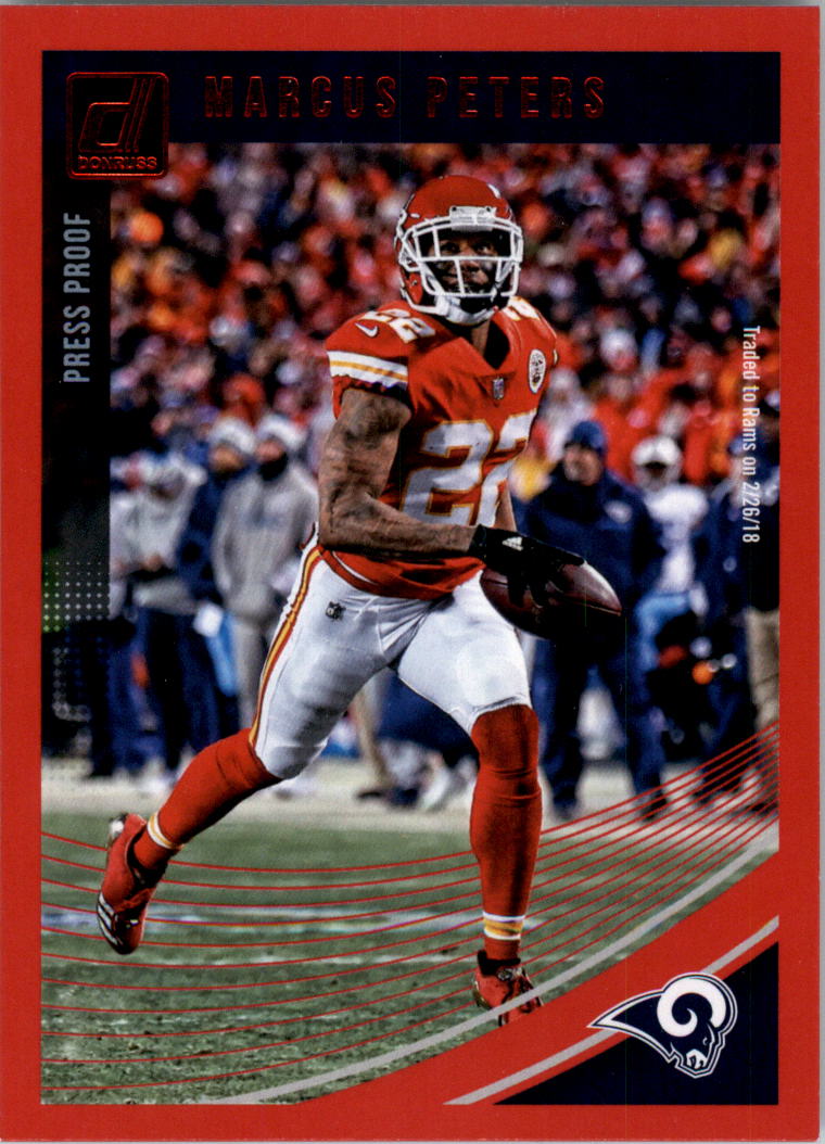 : 2018 Donruss Football #144 Marcus Peters Los Angeles