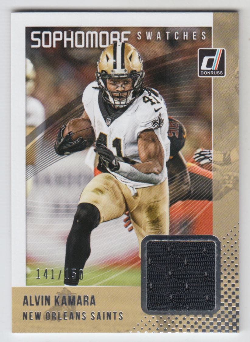 2018 CERTIFIED GOLD TEAM ALVIN KAMARA NEW ORLEANS SAINTS