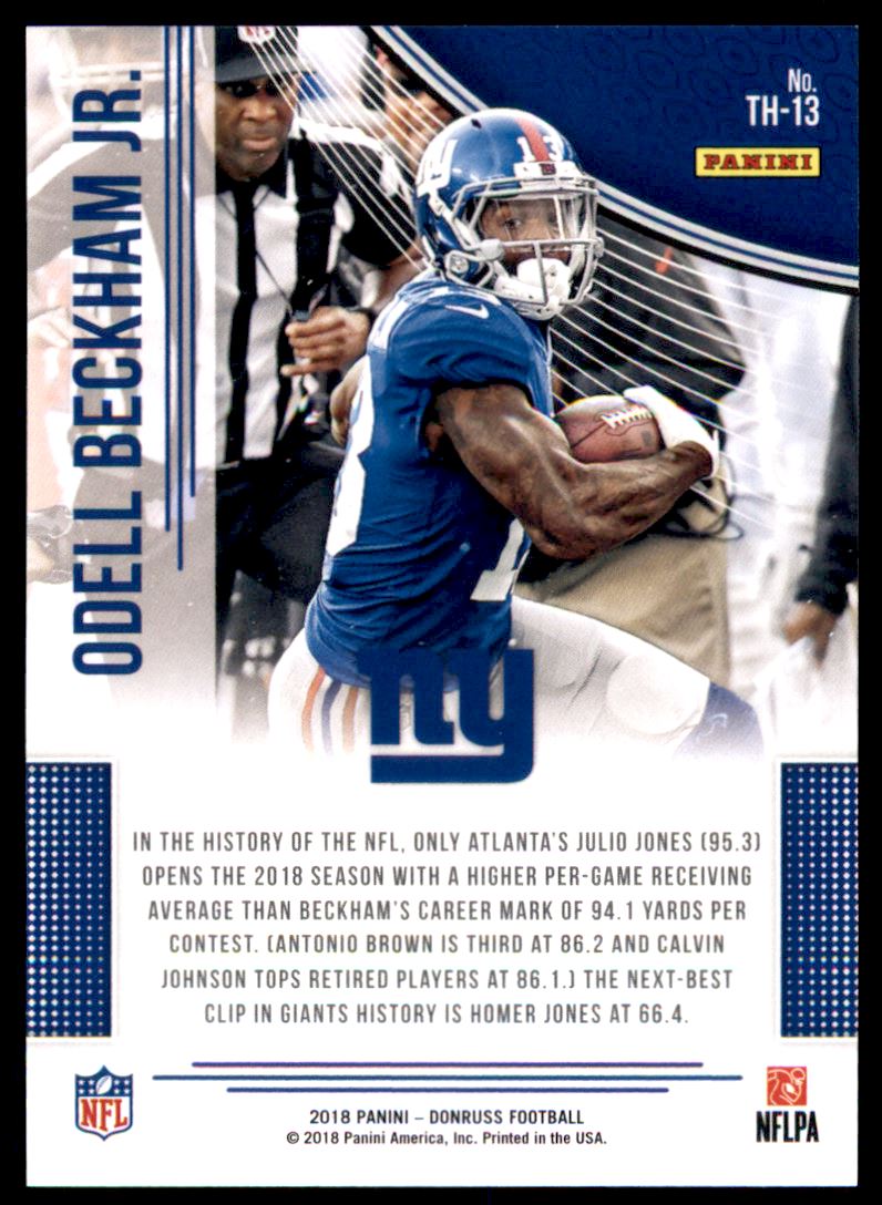 2018 Donruss Team Heroes #13 Odell Beckham Jr.