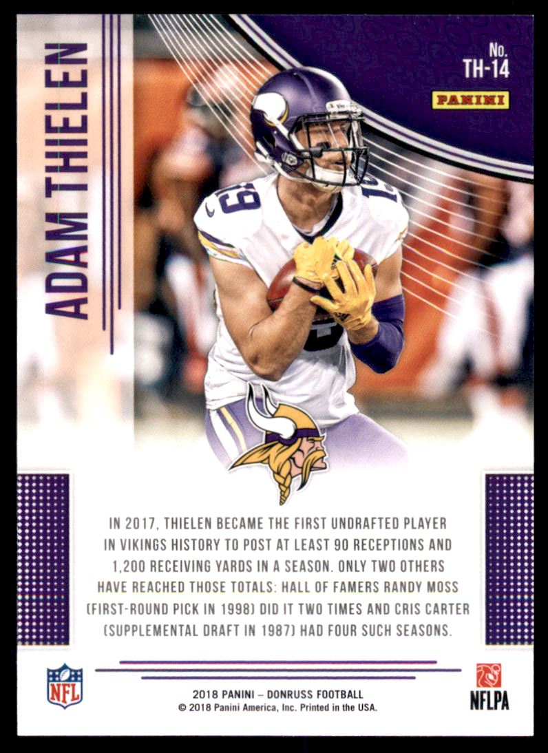 2018 Donruss Team Heroes #14 Adam Thielen