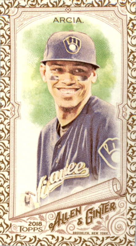 2018 Topps Allen and Ginter Mini Gold #244 Orlando Arcia