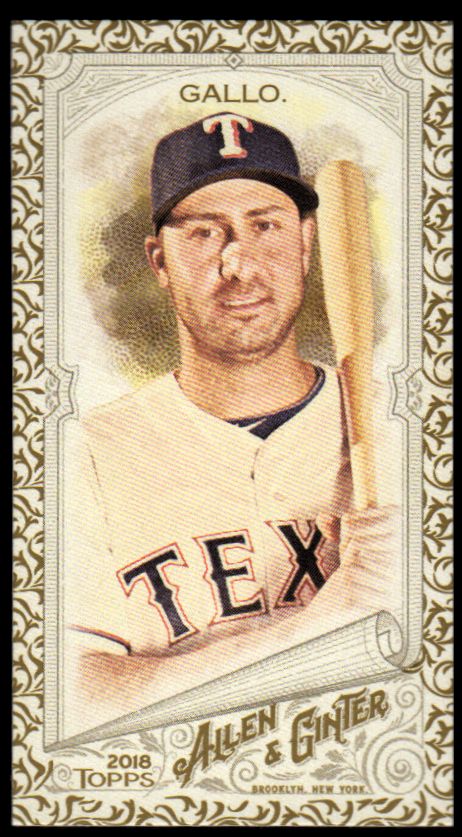 2018 Topps Allen and Ginter Mini Gold #282 Joey Gallo
