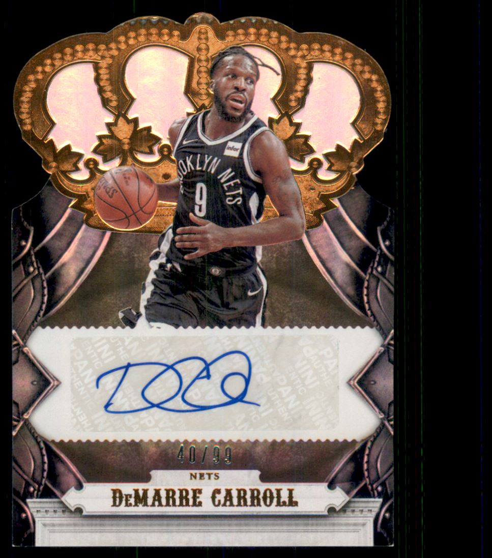 2017-18 Crown Royale Crown Autographs #35 DeMarre Carroll/99