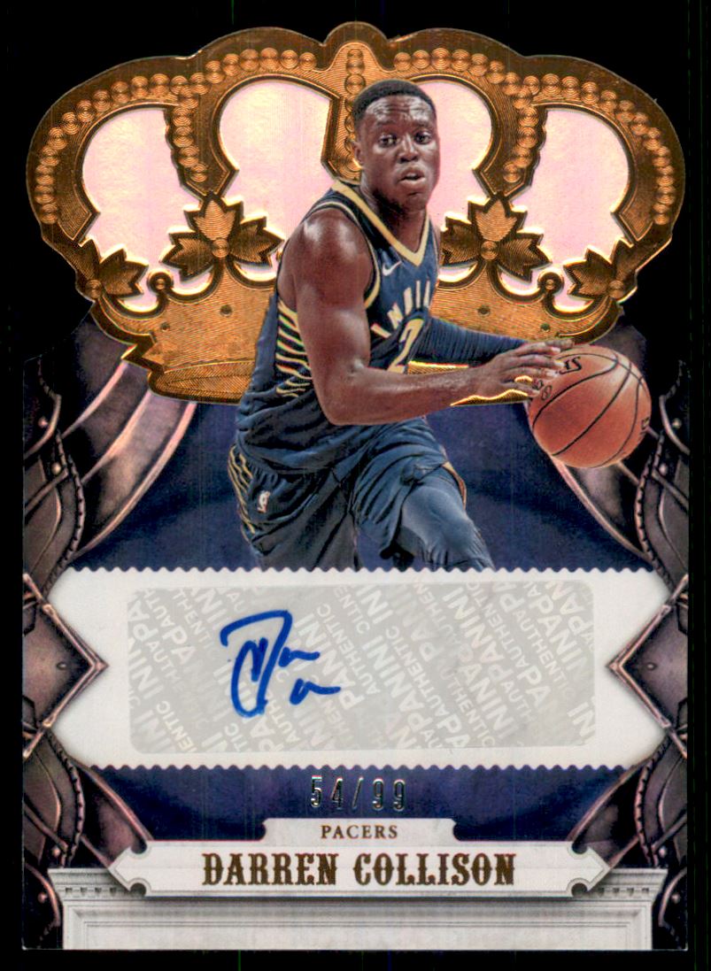 2017-18 Crown Royale Crown Autographs #65 Darren Collison/99