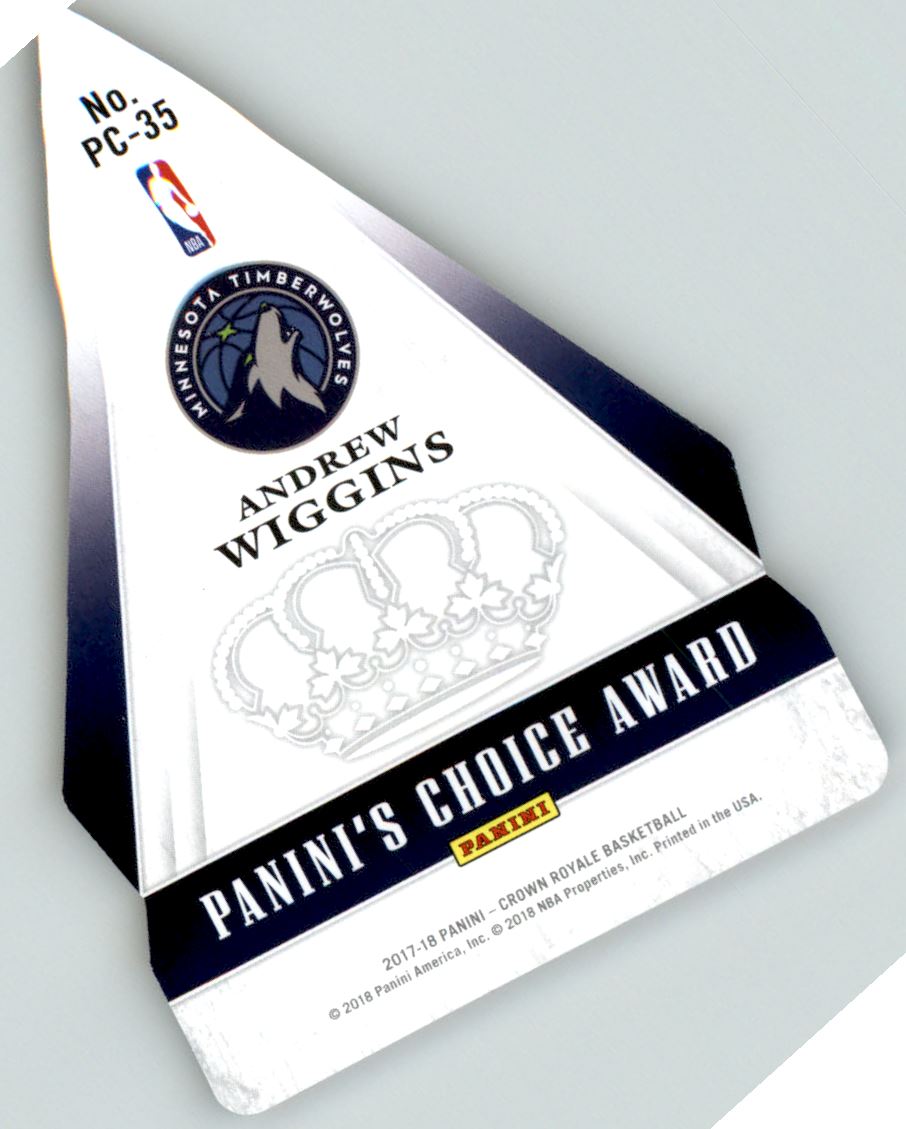 2017-18 Crown Royale Panini's Choice #35 Andrew Wiggins