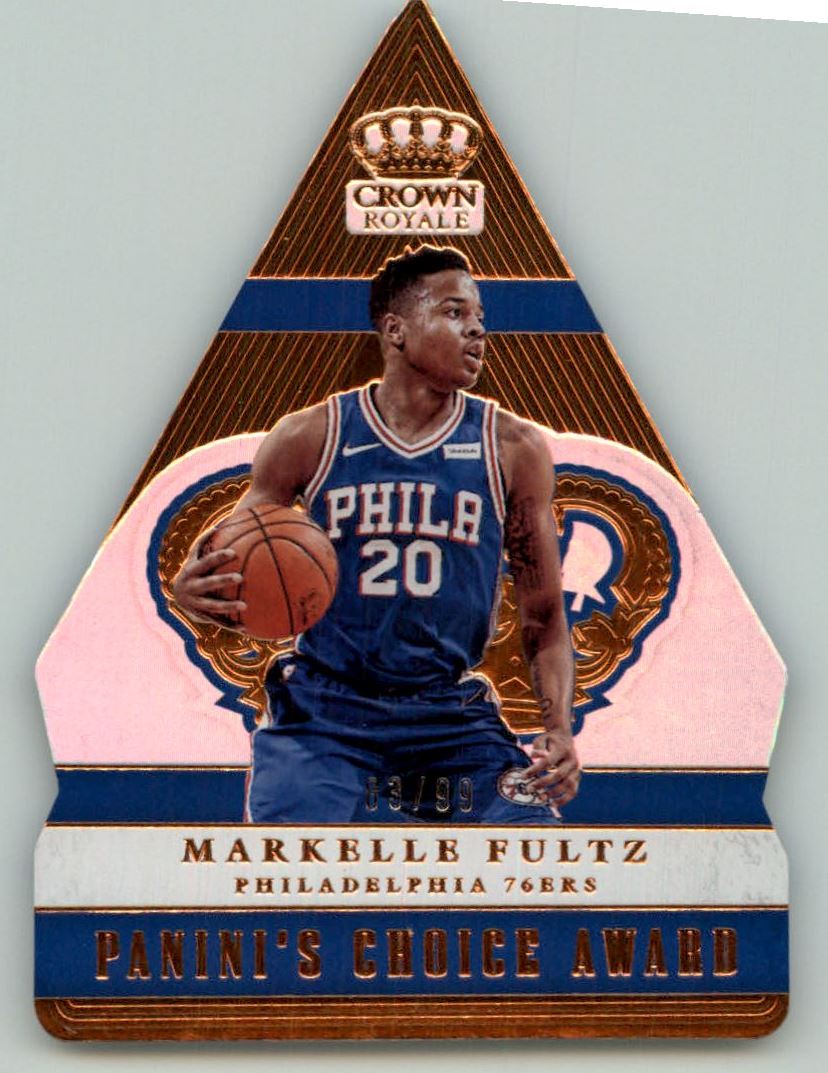 2017-18 Crown Royale Panini's Choice #39 Markelle Fultz