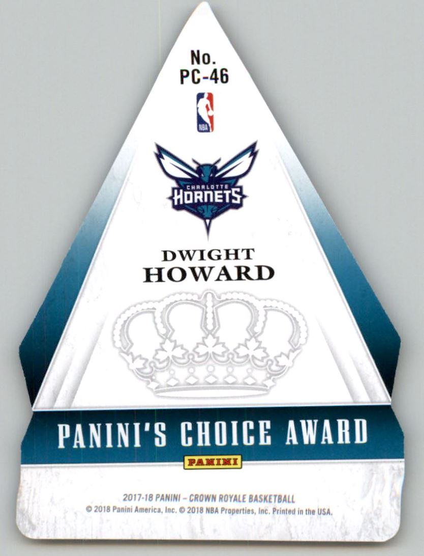 2017-18 Crown Royale Panini's Choice #46 Dwight Howard