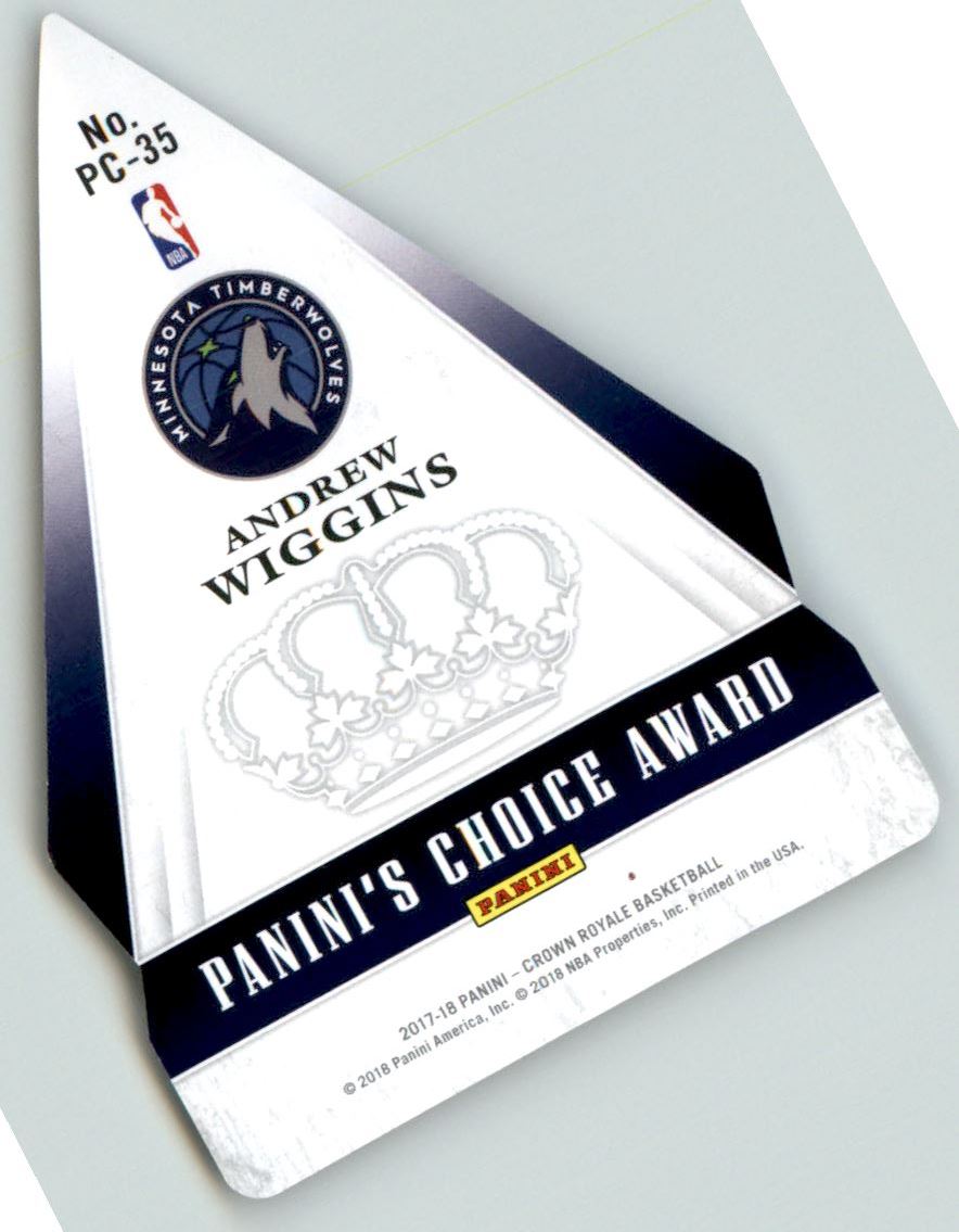 2017-18 Crown Royale Panini's Choice Red #35 Andrew Wiggins