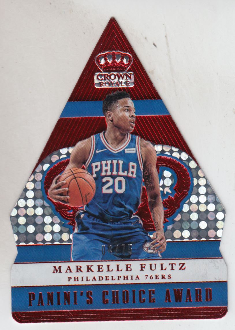 2017-18 Crown Royale Panini's Choice Red #39 Markelle Fultz